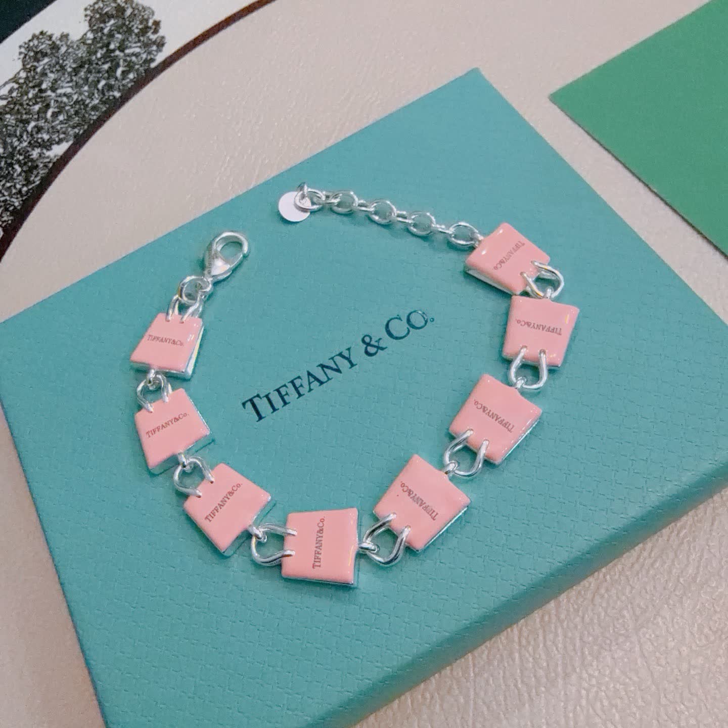 Tiffany & Co. Book Charm Bracelet